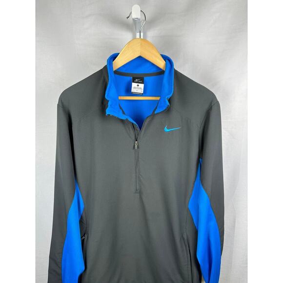 Nike Dri-Fit Long Sleeve Half Zip Pullover Golf Sweatshirt Men's Size La… - Picture 3 of 7